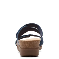 Clarks Wedges|Women's , Calenne Maye Sandal Navy