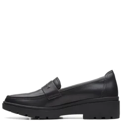 Clarks Slip-On Shoes|Women's , Calla Ease Loafer Black