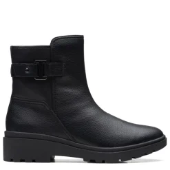 Clarks Boots|Women's , Calla Mid Boot Black