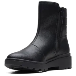 Clarks Boots|Women's , Calla Mid Boot Black