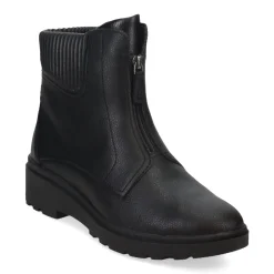 Clarks Boots|Women's , Calla Zip Boot Black
