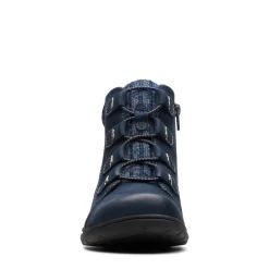 Clarks Boots|Women's , Carleigh Jade Boot Navy