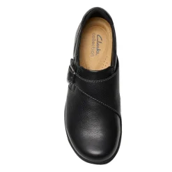 Clarks Slip-On Shoes|Women's , Carleigh Jazz Slip-On Black