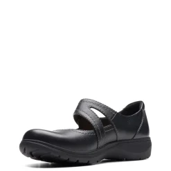 Clarks Flats|Women's , Carleigh Jane Slip-On Black