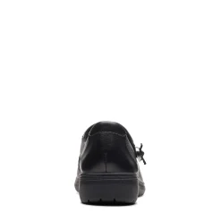Clarks Flats|Women's , Carleigh Jane Slip-On Black
