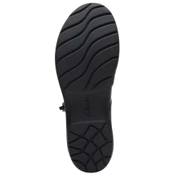 Clarks Flats|Women's , Carleigh Jane Slip-On Black