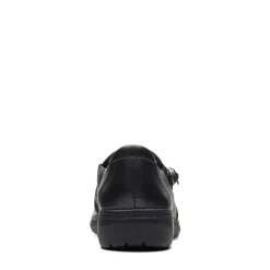 Clarks Flats|Women's , Carleigh Pearl Slip-On Black