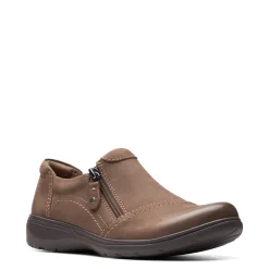 Clarks Slip-On Shoes|Women's , Carleigh Ray Slip-On Taupe