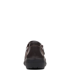 Clarks Loafers|Women's , Carleigh Ray Slip-On Dark Brown
