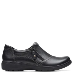 Clarks Loafers|Women's , Carleigh Ray Slip-On Black