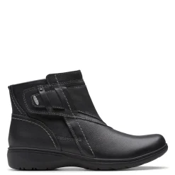 Clarks Boots|Women's , Carleigh Style Boot Black Leather