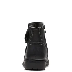 Clarks Boots|Women's , Carleigh Style Boot Black Leather