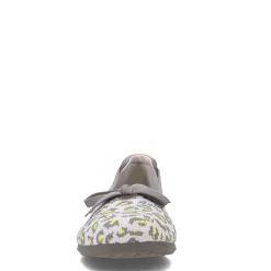 Clarks Flats|Women's , Carly Hope Flat Grey Leopard