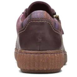 Clarks Slip-On Shoes|Women's , Caroline Cove Slip-On Burgundy Leather