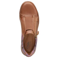 Clarks Loafers|Women's , Caroline Cove Slip-On Tan