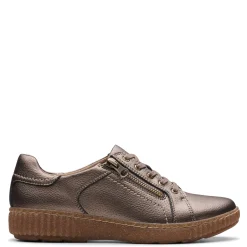 Clarks Sneakers & Athletic|Women's , Caroline Janna Sneaker Bronze Metallic