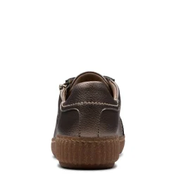 Clarks Sneakers & Athletic|Women's , Caroline Janna Sneaker Bronze Metallic
