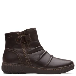 Clarks Boots|Women's , Caroline Orchid Boot Brown