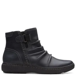 Clarks Boots|Women's , Caroline Orchid Boot Black