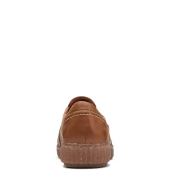 Clarks Flats|Women's , Caroline Pearl Slip-On Dark Tan