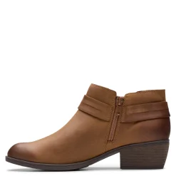 Clarks Boots|Women's , Charlten Rae Boot Tan Oily