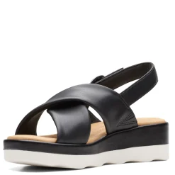 Clarks Sandals|Women's , Clara Cove Sandal Black