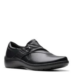 Clarks Slip-On Shoes|Women's , Cora Aubrie Slip-On Black