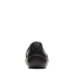 Clarks Loafers|Women's , Cora Charm Slip-On Black