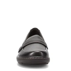 Clarks Loafers|Women's , Cora Daisy Slip-On Black