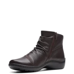 Clarks Boots|Women's , Cora Derby Boot Brown