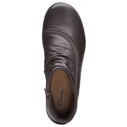 Clarks Boots|Women's , Cora Derby Boot Brown