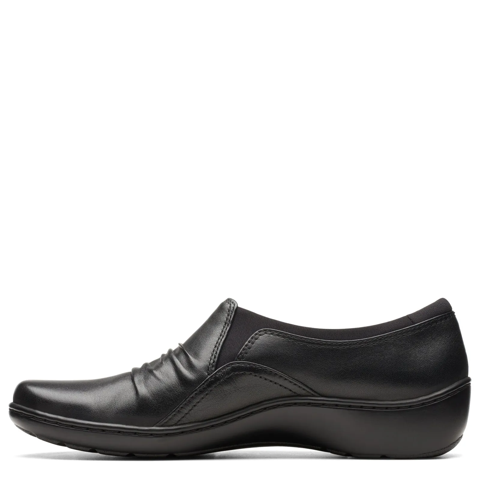 Clarks Slip-On Shoes|Women's , Cora Dusk Slip-On Black