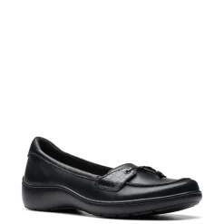 Clarks Loafers|Women's , Cora Haley Slip-On Black