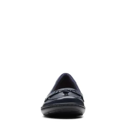 Clarks Loafers|Women's , Cora Haley Slip-On Navy