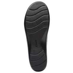 Clarks Flats|Women's , Cora Haley Slip-On Navy