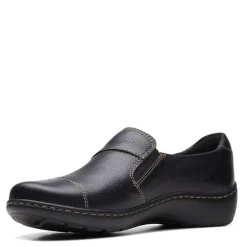 Clarks Slip-On Shoes|Women's , Cora Harbor Slip-On Black