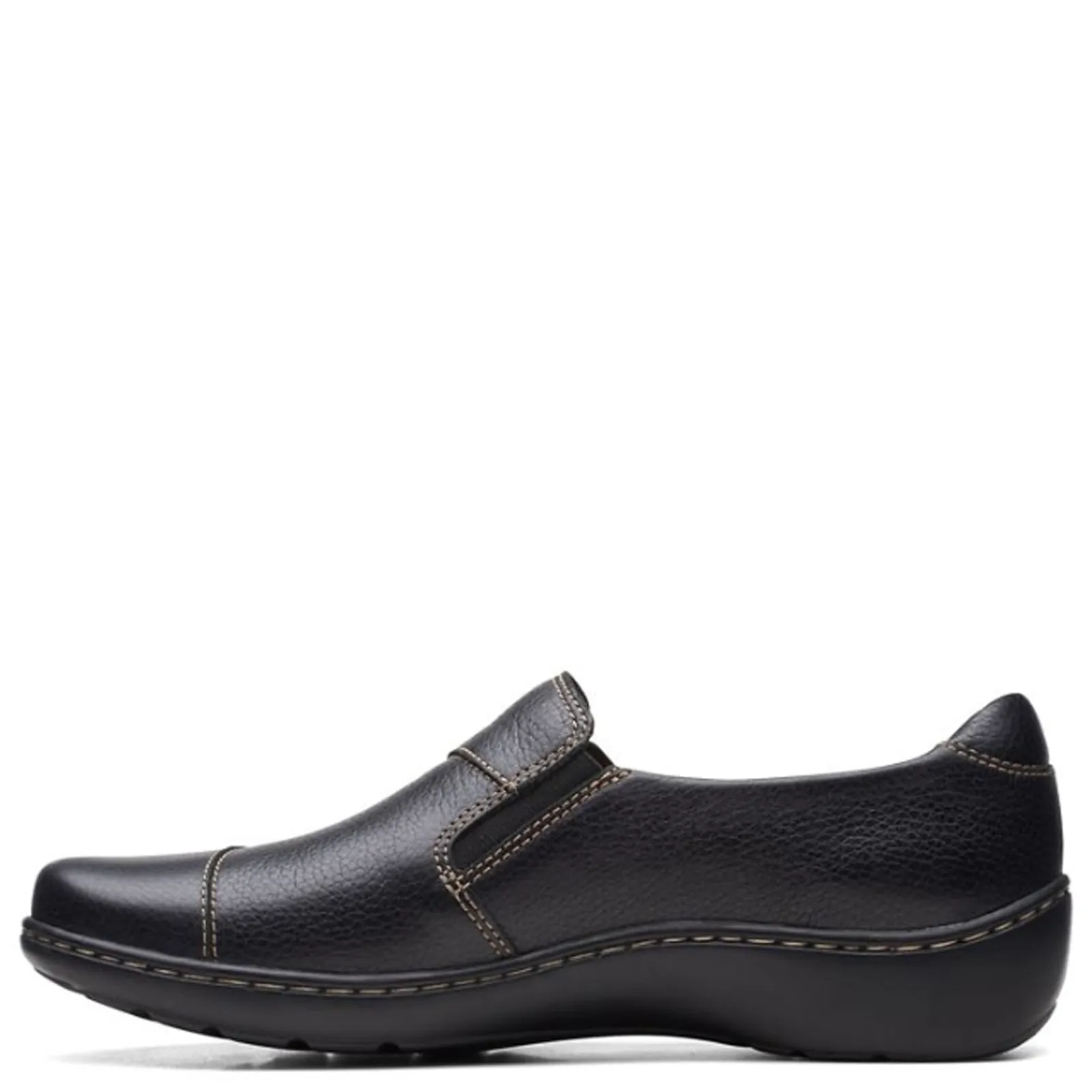 Clarks Slip-On Shoes|Women's , Cora Harbor Slip-On Black