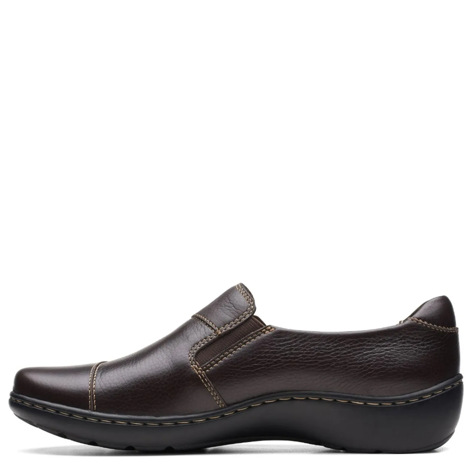 Clarks Loafers|Women's , Cora Harbor Slip-On Brown