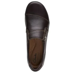 Clarks Loafers|Women's , Cora Harbor Slip-On Brown
