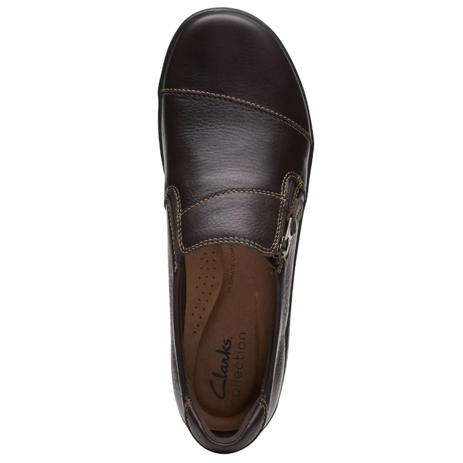 Clarks Loafers|Women's , Cora Harbor Slip-On Brown