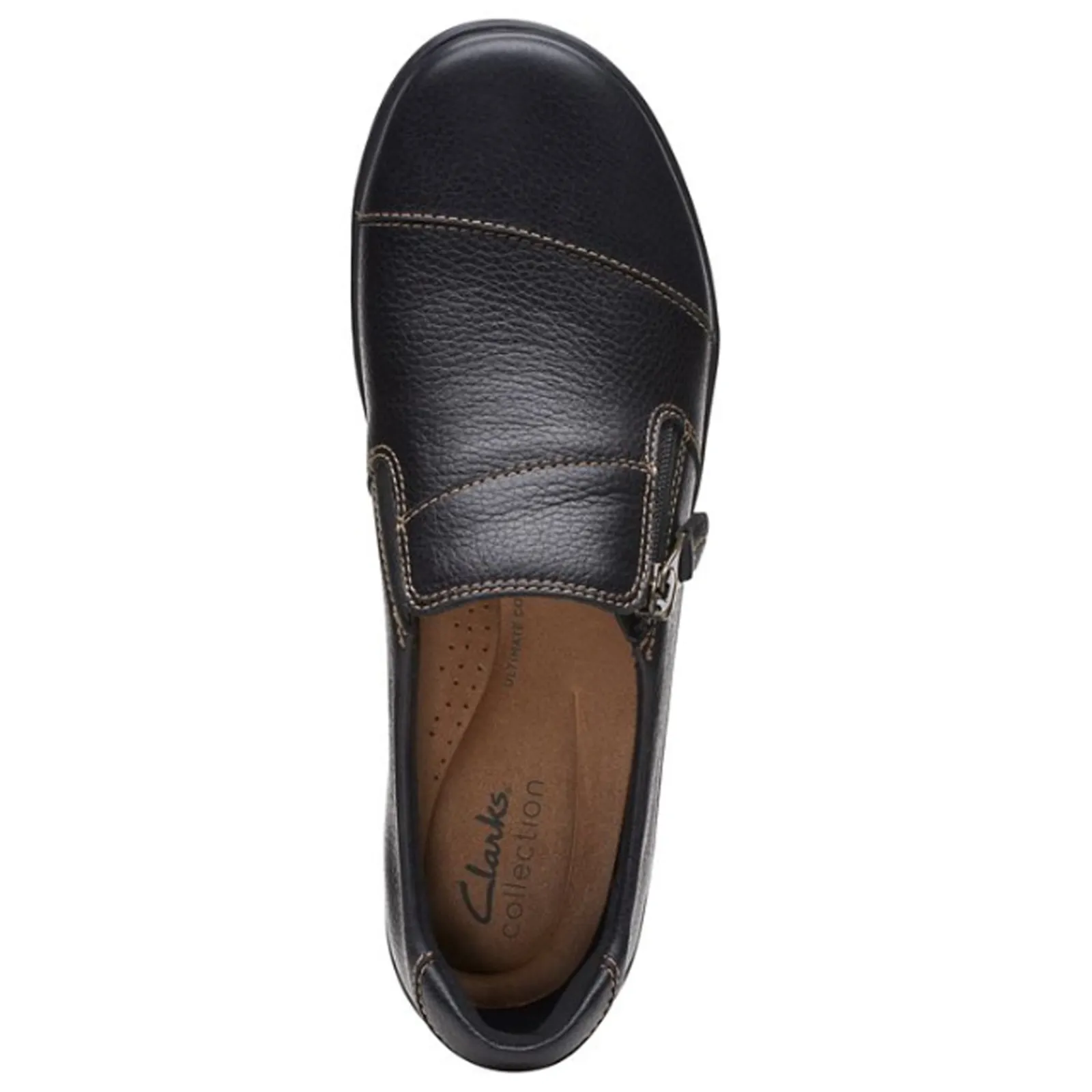 Clarks Loafers|Women's , Cora Harbor Slip-On Black