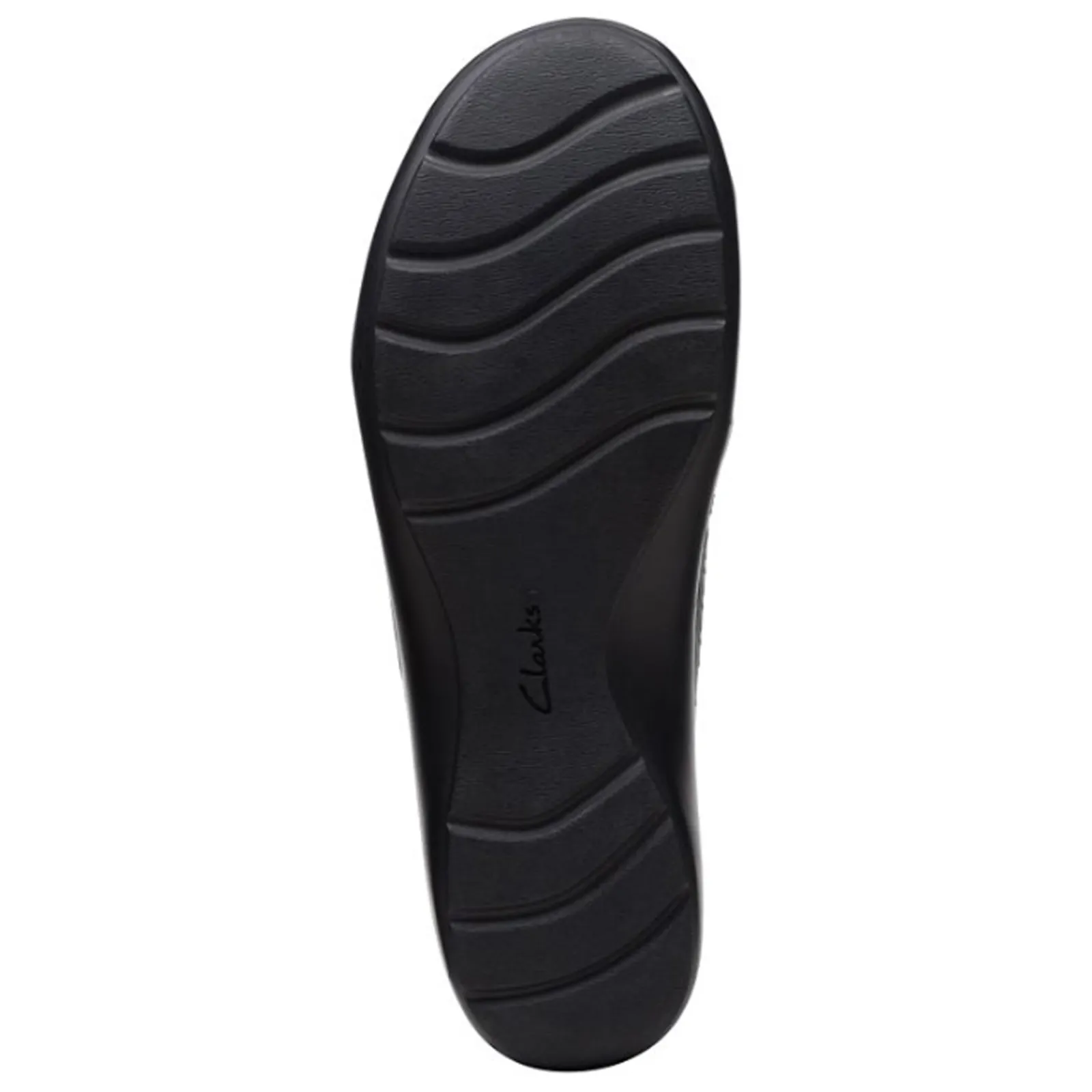 Clarks Flats|Women's , Cora Iris Slip-On Black