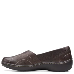 Clarks Slip-On Shoes|Women's , Cora Meadow Slip-On Brown