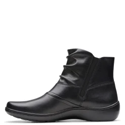 Clarks Boots|Women's , Cora Pace Boot Black