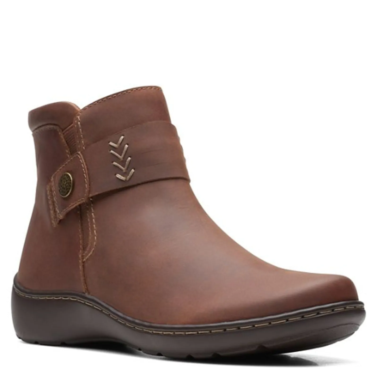 Clarks Boots|Women's , Cora Rae Boot Tan