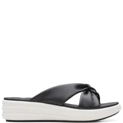 Clarks Wedges|Women's , Drift Ave Sandal Black