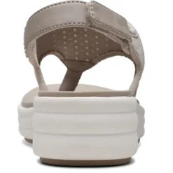 Clarks Wedges|Women's , Drift Blossom Sandal Taupe