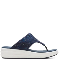 Clarks Sandals|Women's , Drift Jaunt Sandal Navy