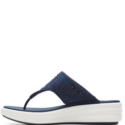 Clarks Sandals|Women's , Drift Jaunt Sandal Navy