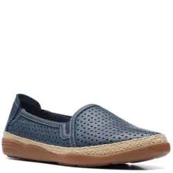 Clarks Slip-On Shoes|Women's , Elaina Ruby Slip-On Navy
